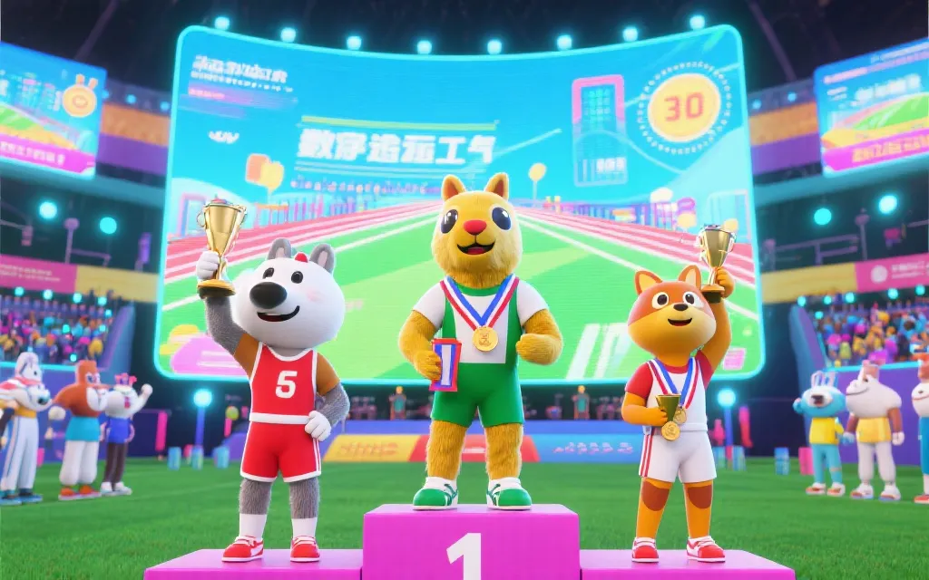 动物运动会开奖结果展示界面